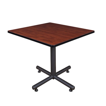 Kobe Square Tables > Breakroom Tables > Kobe Square & Round Tables, Wood, Metal Top, Cherry TKB4242CH